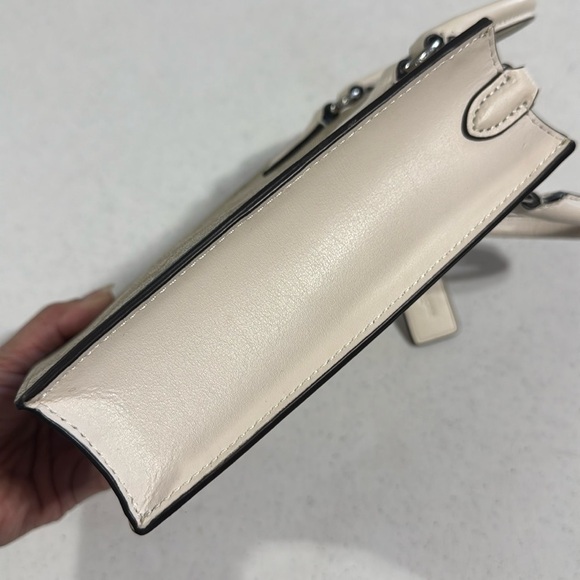 Coach Mini Tote or Crossbody Signature Canvas Like New - Picture 5 of 11